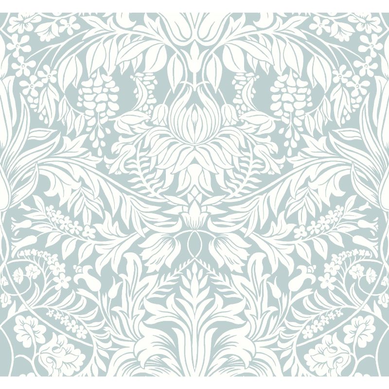 Purchase W3932.15.0 W3932, Blue Damask - Kravet Design Wallpaper