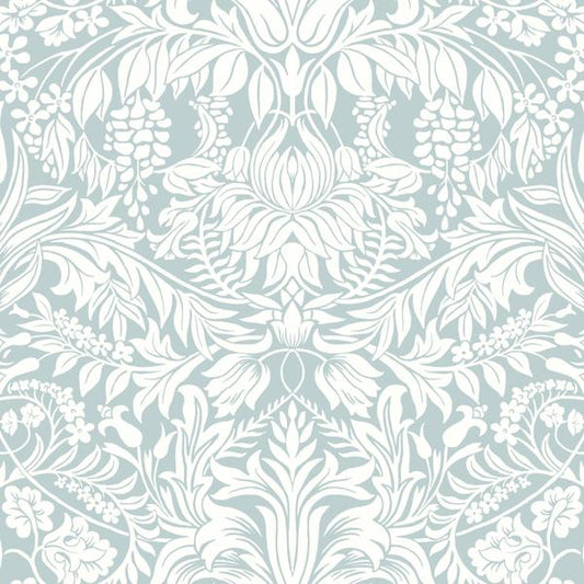 Purchase W3932.15.0 W3932, Blue Damask - Kravet Design Wallpaper