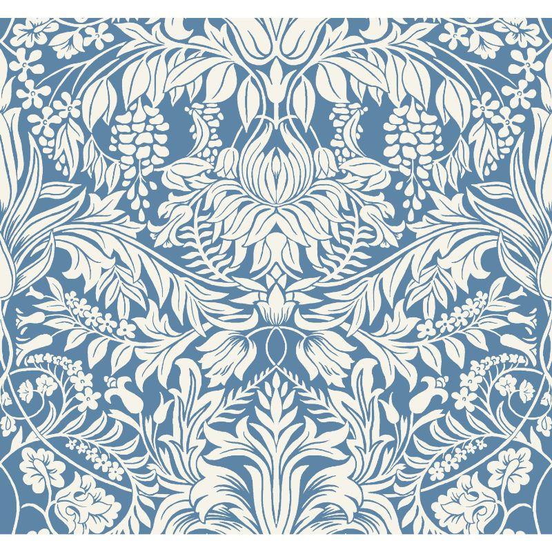 Purchase W3932.5.0 W3932, Blue Damask - Kravet Design Wallpaper