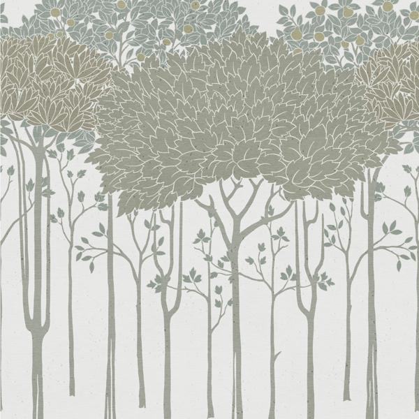 Sample - W3935.11.0 | W3935, Grey Trees - Kravet Design Wallpaper