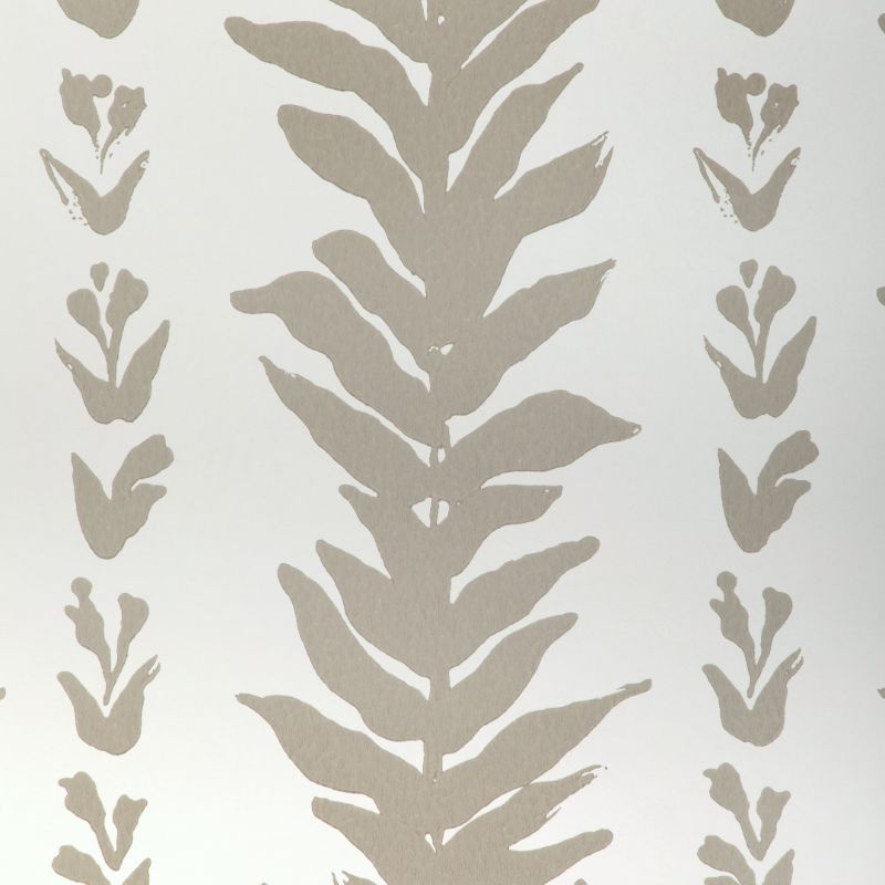 Sample - W3937.106.0 | Climbing Leaves Wp, Beige Leaf - Kravet Couture Wallpaper