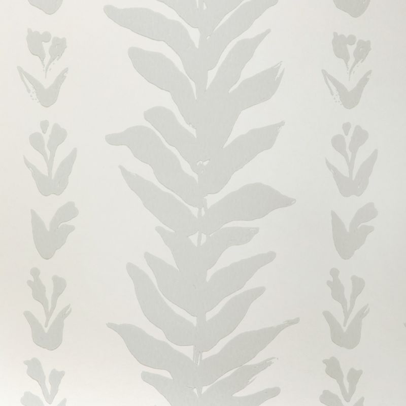 Purchase W3937.11.0 Climbing Leaves Wp, Grey Leaf - Kravet Couture Wallpaper