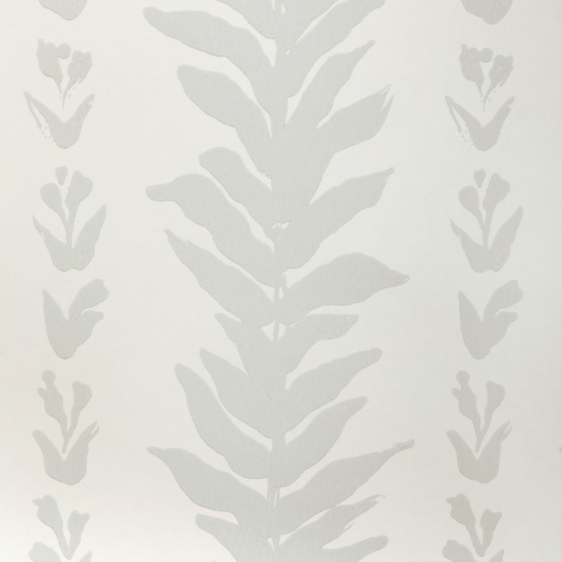 Sample - W3937.11.0 | Climbing Leaves Wp, Grey Leaf - Kravet Couture Wallpaper