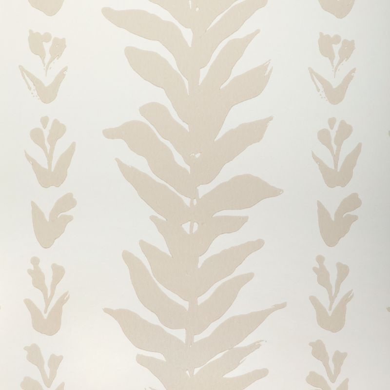 Sample - W3937.16.0 | Climbing Leaves Wp, Beige Leaf - Kravet Couture Wallpaper