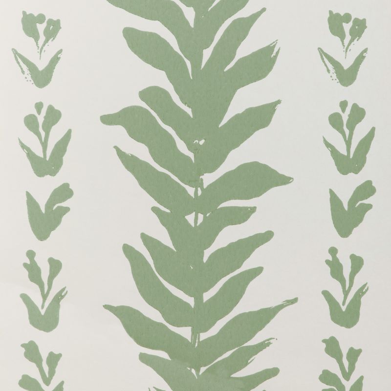 Sample - W3937.30.0 | Climbing Leaves Wp, Green Leaf - Kravet Couture Wallpaper