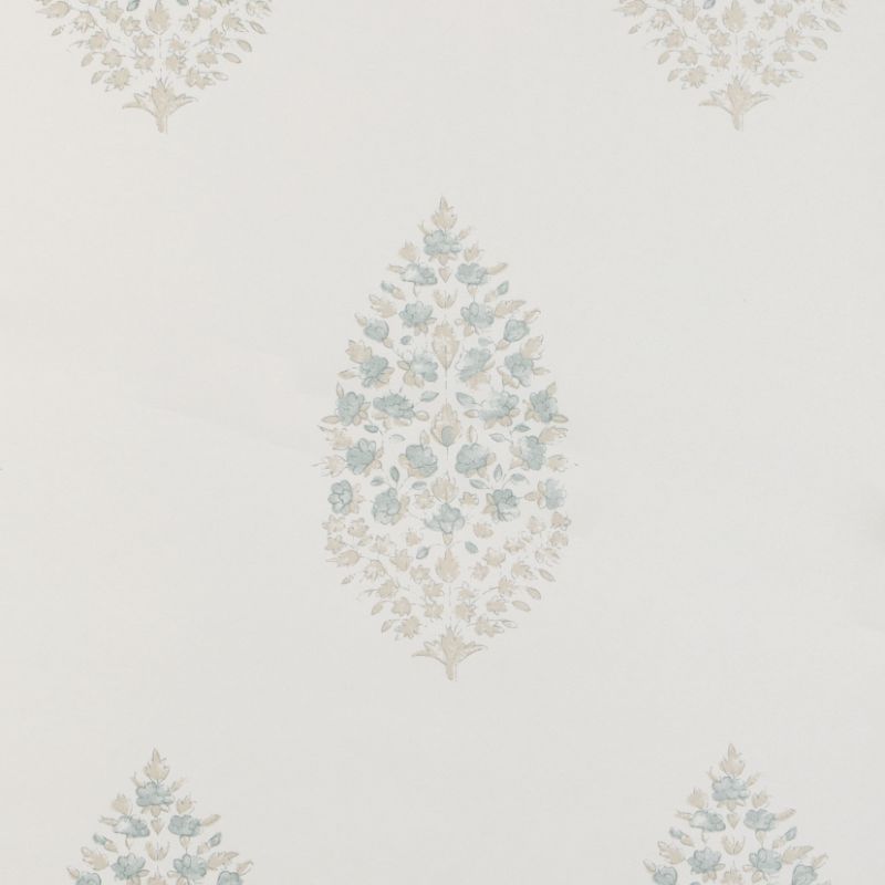 Sample - W3938.1511.0 | Atelier Paisley Wp, Neutral Medallion - Kravet Couture Wallpaper