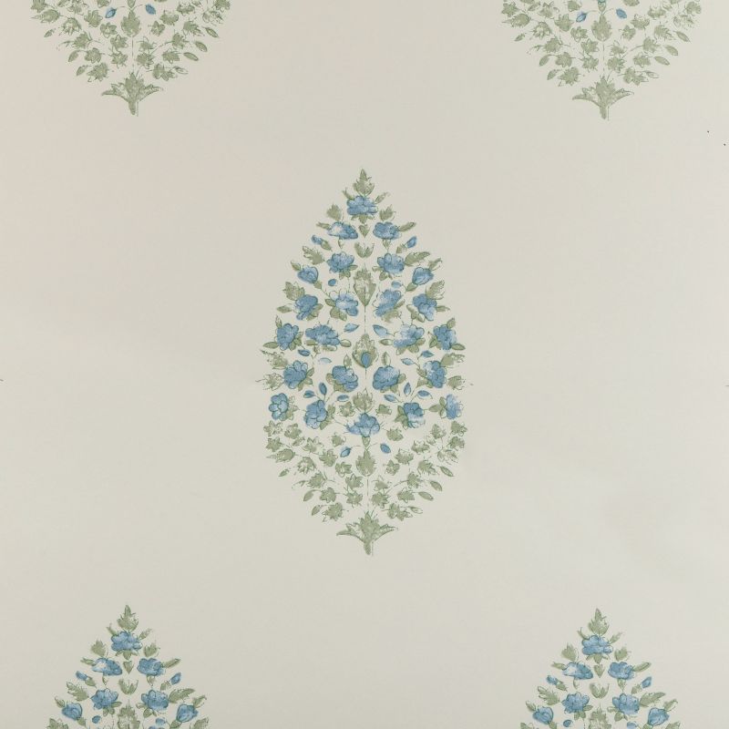 Purchase W3938.315.0 Atelier Paisley Wp, Blue Medallion - Kravet Couture Wallpaper