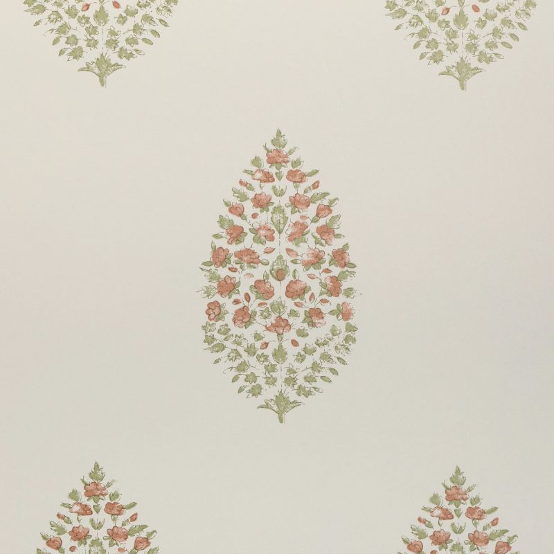 Sample - W3938.317.0 | Atelier Paisley Wp, Beige Medallion - Kravet Couture Wallpaper