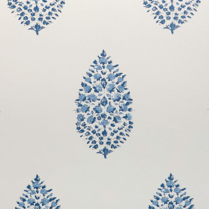Purchase W3938.50.0 Atelier Paisley Wp, Blue Medallion - Kravet Couture Wallpaper