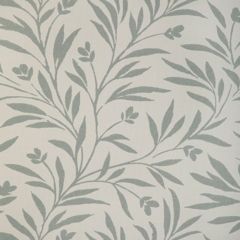 Sample - W3939.30.0 | Wispy Vines Wp, Green Botanical - Kravet Couture Wallpaper