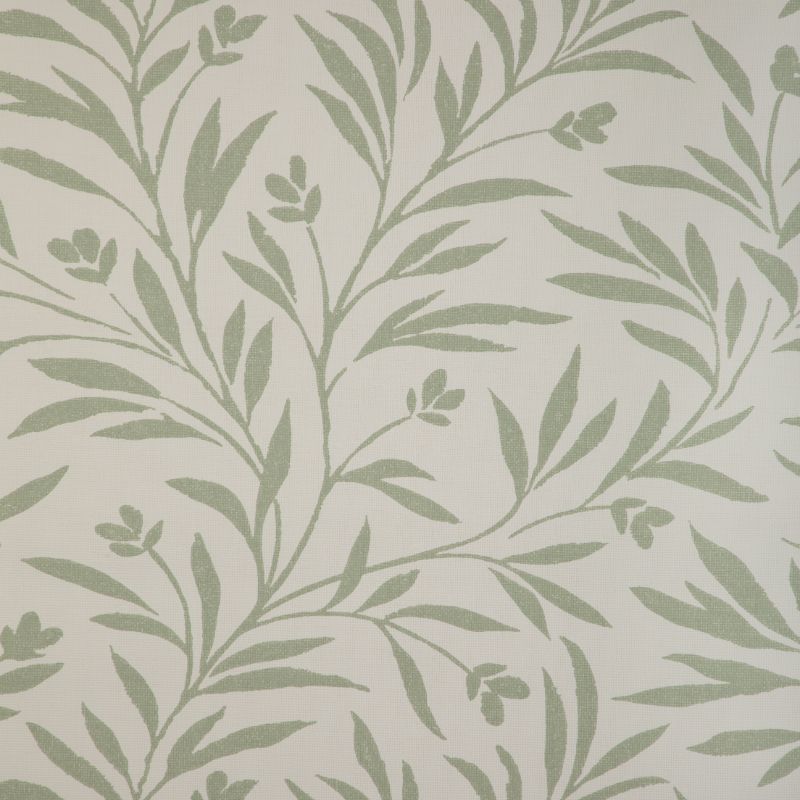 Sample - W3939.31.0 | Wispy Vines Wp, Green Botanical - Kravet Couture Wallpaper