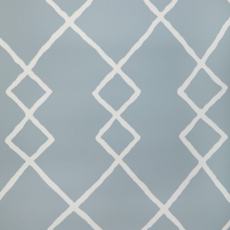 Purchase W3940.15.0 Geo Graphica Wp, Blue Geometric - Kravet Couture Wallpaper