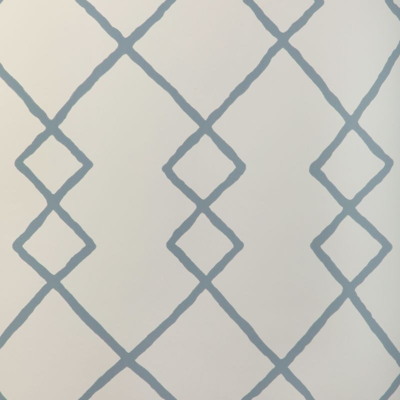 Sample - W3940.51.0 | Geo Graphica Wp, Blue Geometric - Kravet Couture Wallpaper