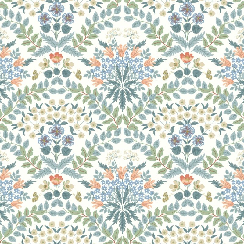 Purchase W3941.1523.0 Kravet Design, Blue Botanical - Kravet Design Wallpaper