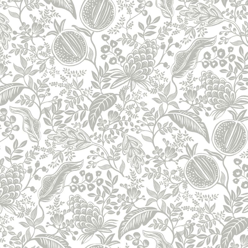 Purchase W3944.11.0 Kravet Design, Grey Botanical - Kravet Design Wallpaper