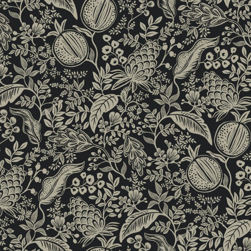 Purchase W3944.8106.0 Kravet Design, Black Botanical - Kravet Design Wallpaper