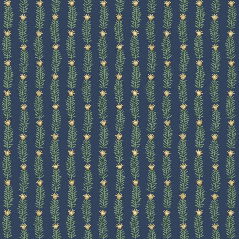 Purchase W3946.523.0 Kravet Design, Blue Botanical - Kravet Design Wallpaper