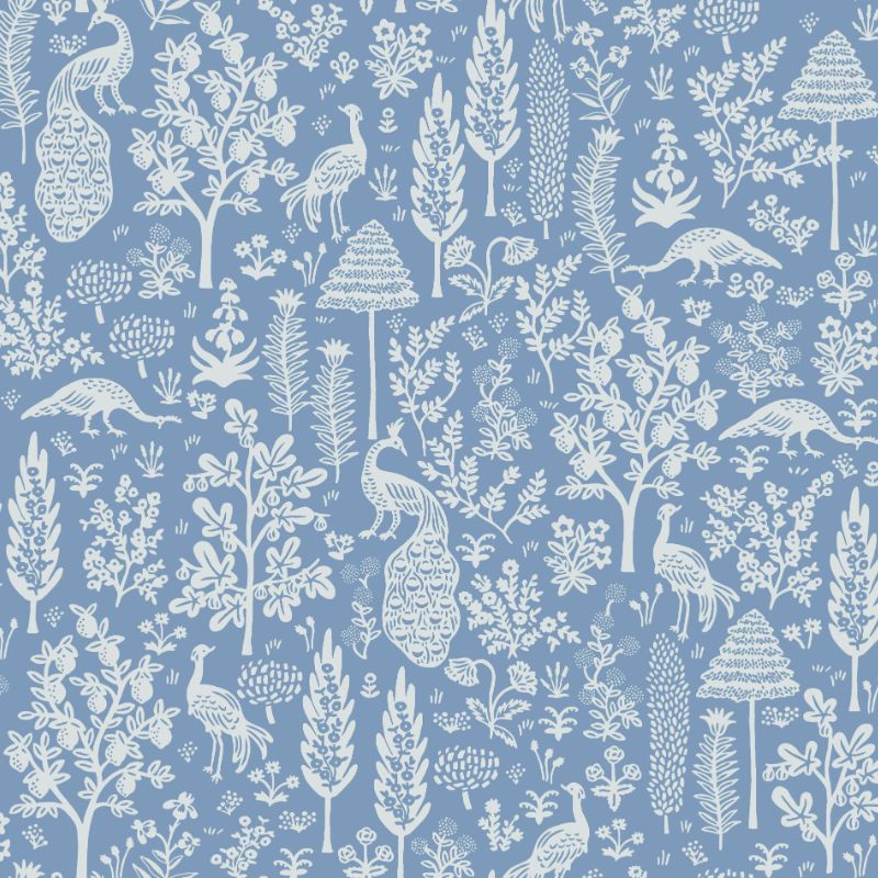 Purchase W3951.51.0 Kravet Design, Blue Animals - Kravet Design Wallpaper