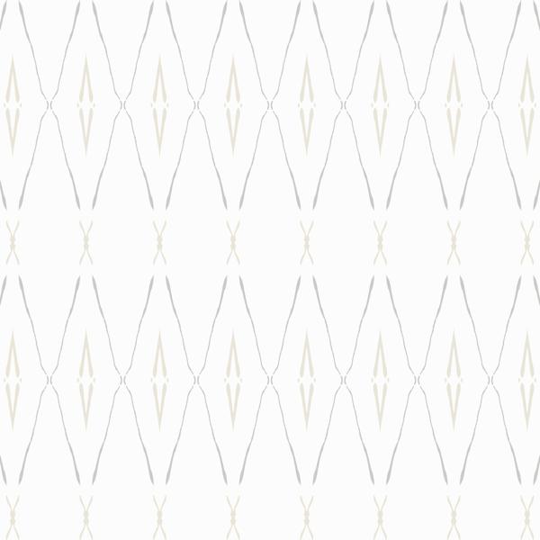 Sample - W3963.11.0 | Kravet Design, Beige Trellis - Kravet Design Wallpaper