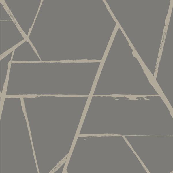 Sample - W3964.2111.0 | Kravet Design, Grey Abstract - Kravet Design Wallpaper