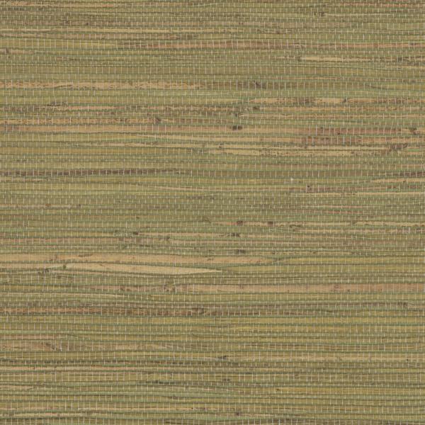 Sample - W4007-316 | Kravet Design, Green Faux Grasscloth - Kravet Wallpaper - W4007.316.0