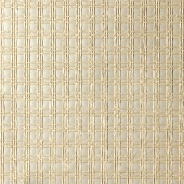 Sample - W4022-1 | Kravet Design, Beige Plaid - Kravet Wallpaper - W4022.1.0