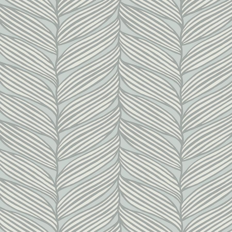 Purchase W4106-1511 Kravet Design, Grey Leaf - Kravet Design Wallpaper - W4106.1511.0