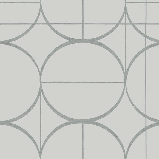 Purchase W4107-11 Kravet Design, Grey Geometric - Kravet Design Wallpaper - W4107.11.0