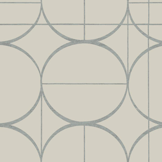 Purchase W4107-1611 Kravet Design, Grey Geometric - Kravet Design Wallpaper - W4107.1611.0