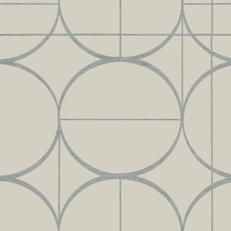 Sample - W4107-1611 | Kravet Design, Grey Geometric - Kravet Design Wallpaper - W4107.1611.0