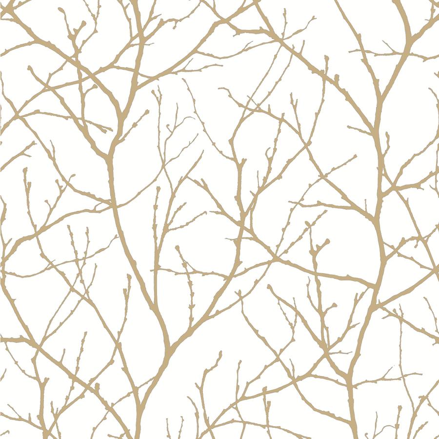 Purchase W4109-14 Kravet Design, Gold Trees - Kravet Design Wallpaper - W4109.14.0