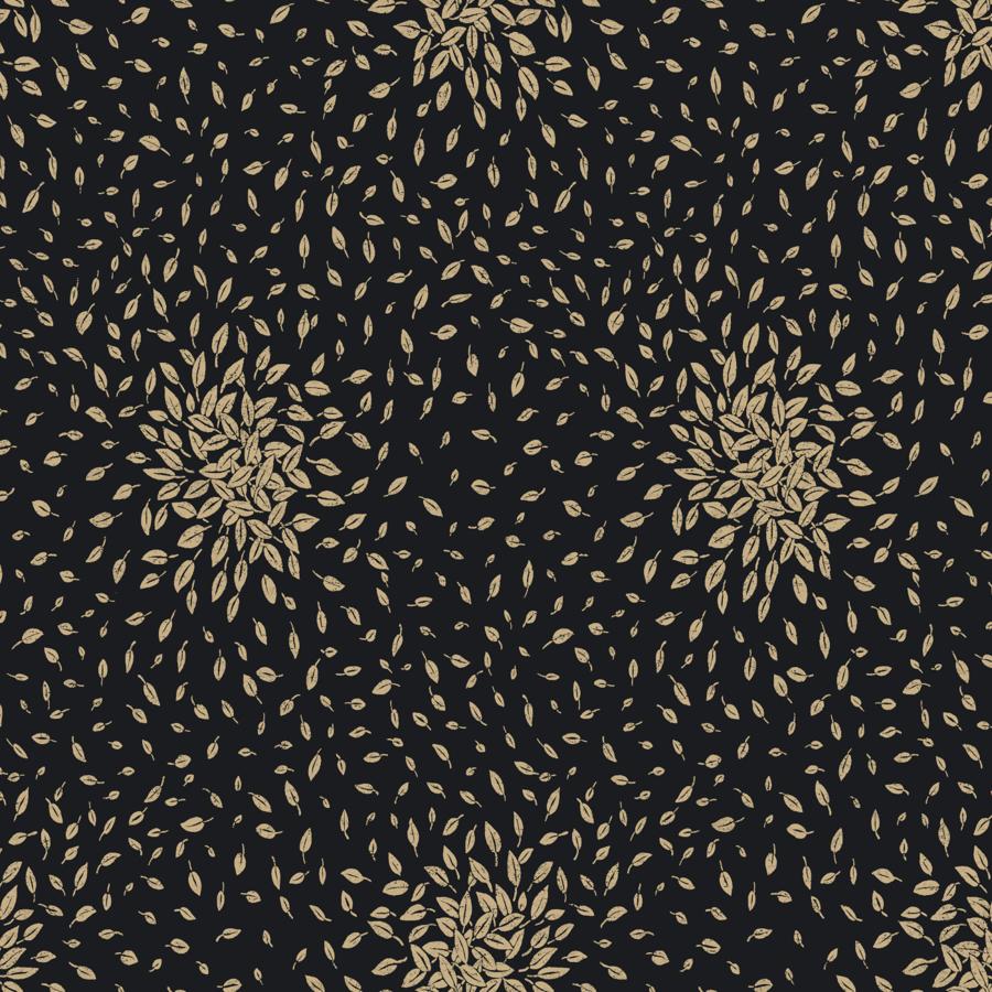 Purchase W4110-84 Kravet Design, Black Leaf - Kravet Design Wallpaper - W4110.84.0