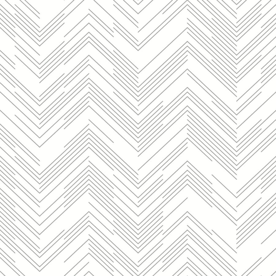Sample - W4114-1101 | Kravet Design, Neutral Chevron - Kravet Design Wallpaper - W4114.1101.0