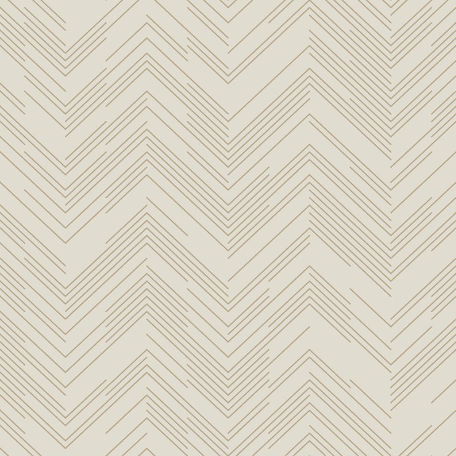 Sample - W4114-416 | Kravet Design, Yellow Chevron - Kravet Design Wallpaper - W4114.416.0