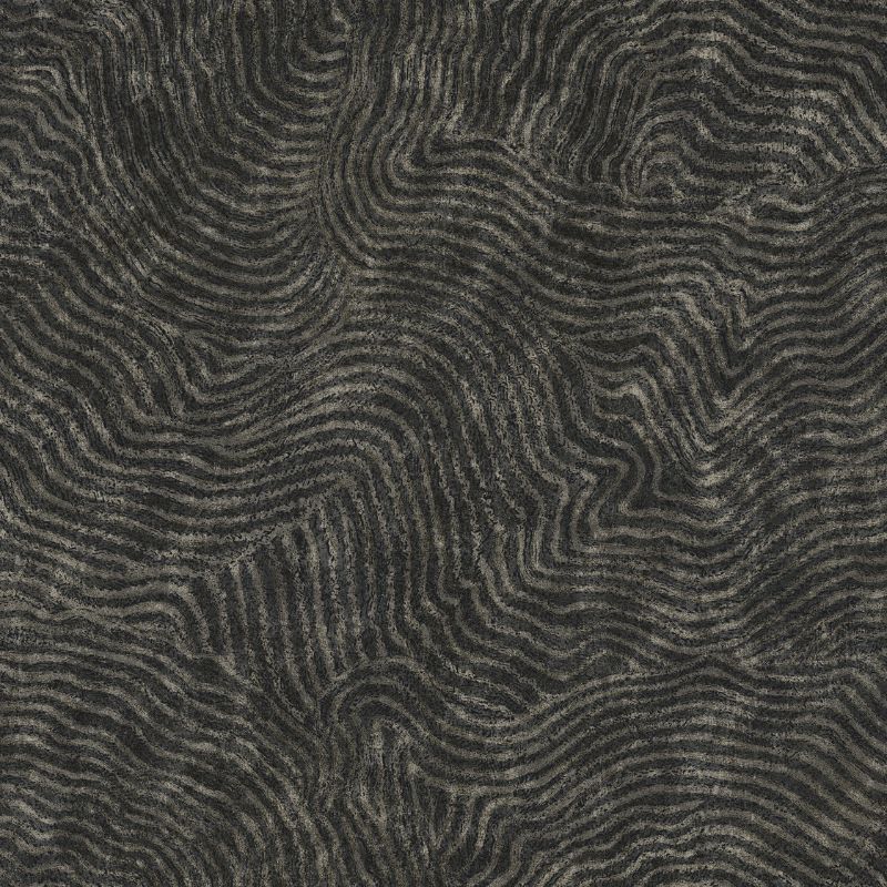 Sample - W4123.8.0 | Kravet Design, Black Abstract - Kravet Design Wallpaper