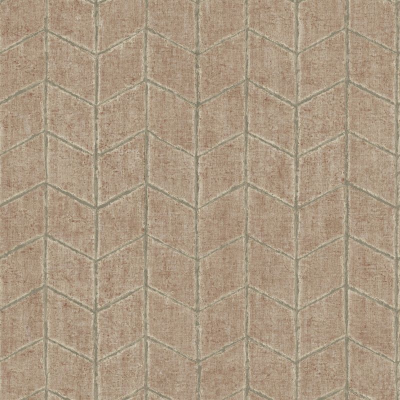 Purchase W4129.119.0 Kravet Design, Brown Chevron - Kravet Design Wallpaper