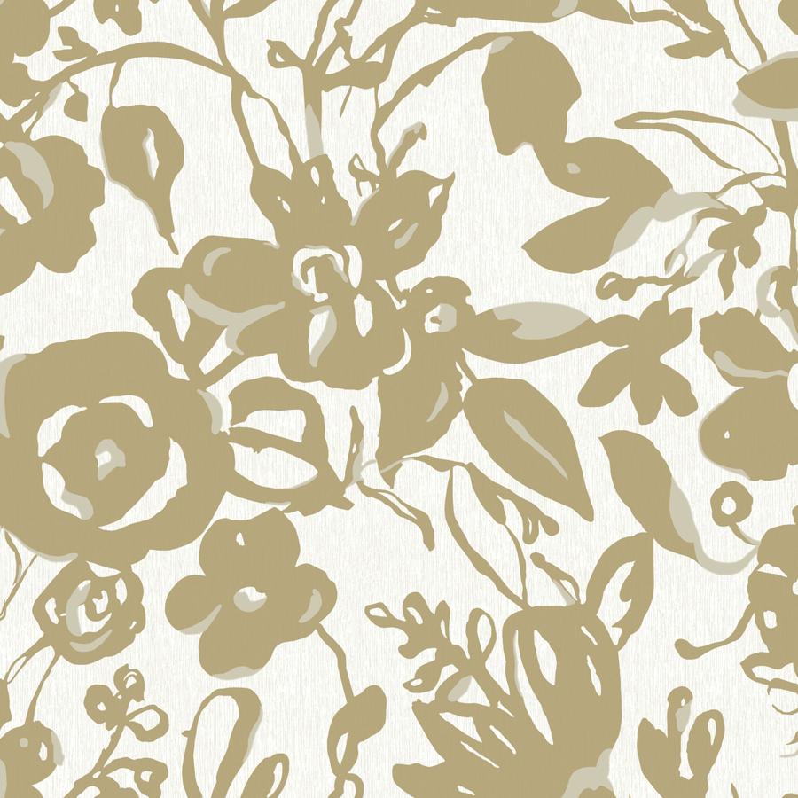 Purchase W4134-4 Kravet Design, Brown Botanical - Kravet Design Wallpaper - W4134.4.0