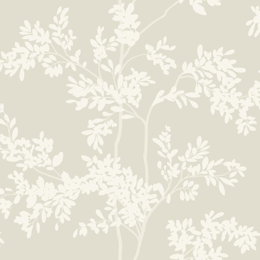 Sample - W4141-106 | Kravet Design, Beige Botanical - Kravet Design Wallpaper - W4141.106.0