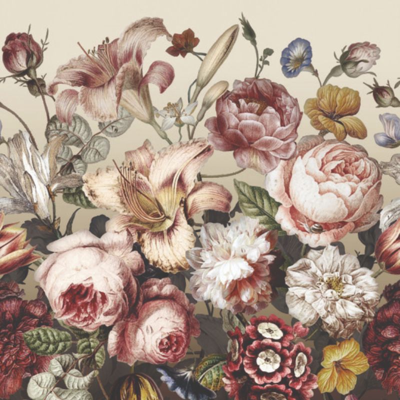 Sample - W4143.106.0 | Kravet Design, Red Floral - Kravet Design Wallpaper