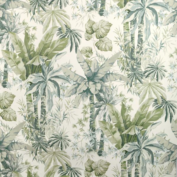 Purchase W4147-315 Junglewood Wp, Green Botanical - Kravet Wallpaper Wallpaper - W4147.315.0