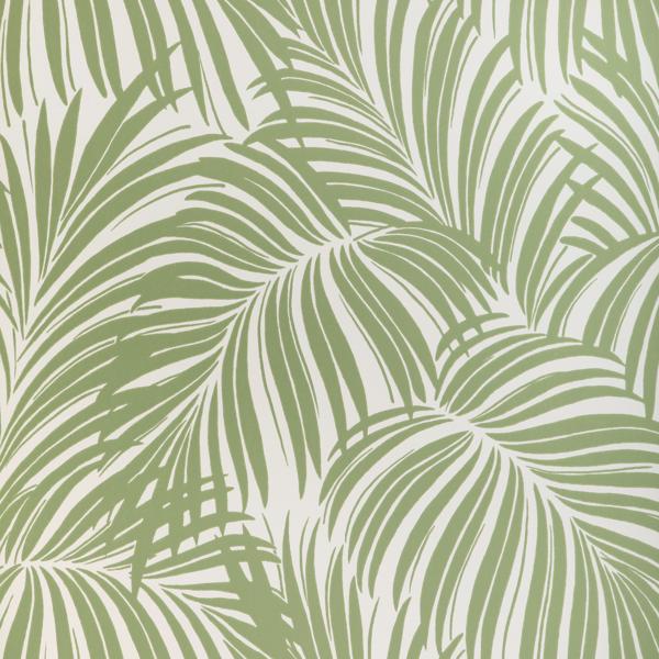 Sample - W4149-23 | Palm Leaf Wp, Green Tropical - Kravet Wallpaper - W4149.23.0