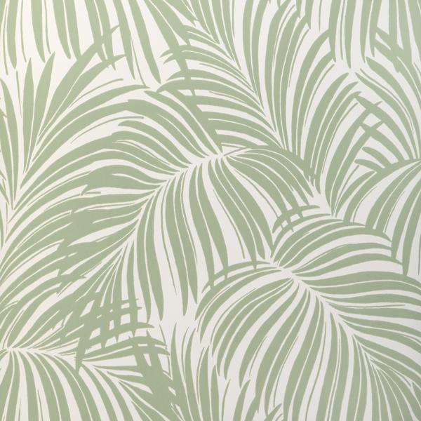 Sample - W4149-30 | Palm Leaf Wp, Green Tropical - Kravet Wallpaper - W4149.30.0