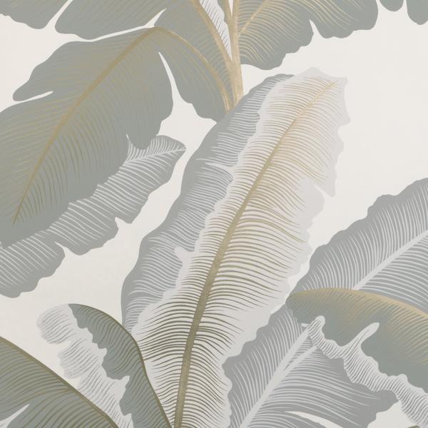 Purchase W4151-1611 Isla Royal Wp, Grey Botanical - Kravet Wallpaper Wallpaper - W4151.1611.0