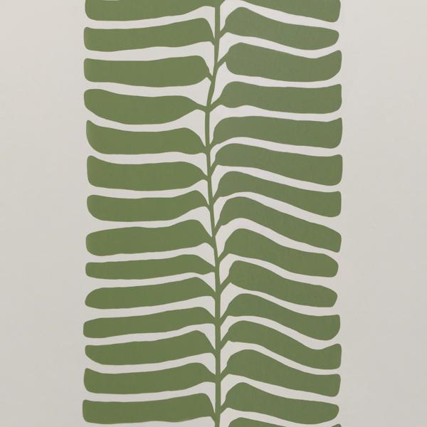 Sample - W4152-3 | Rio Vine Wp, Green Botanical - Kravet Wallpaper - W4152.3.0