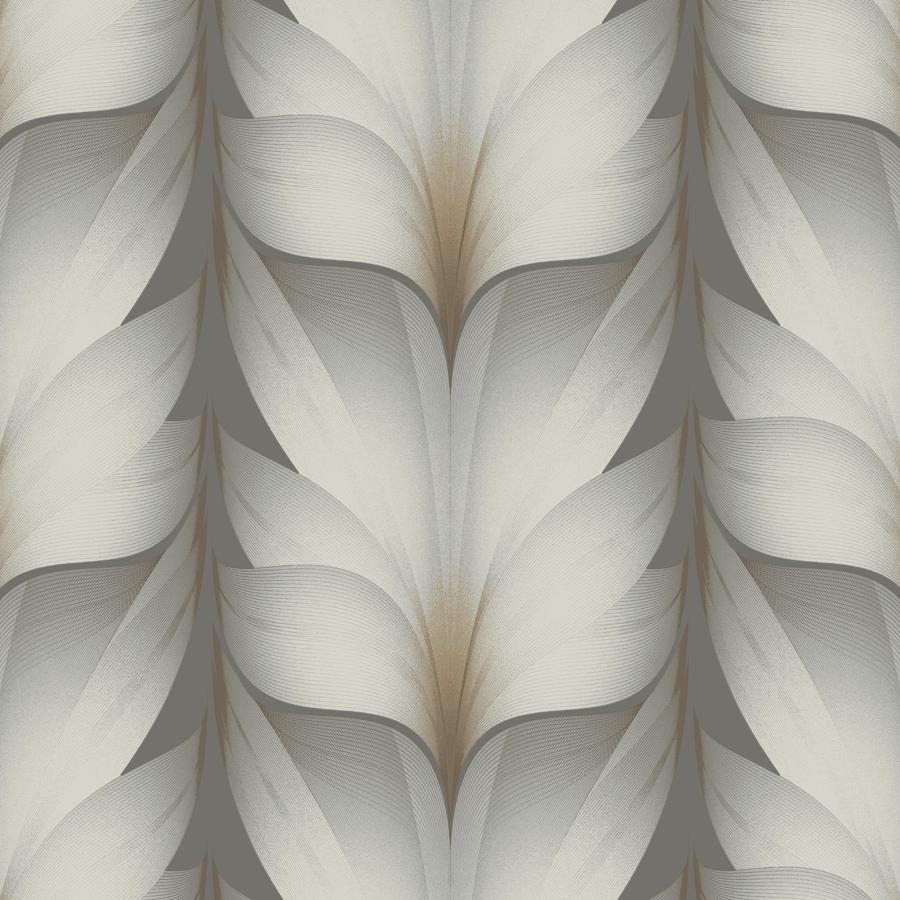 Sample - W4162-11 | Kravet Design, Grey Modern - Kravet Design Wallpaper - W4162.11.0