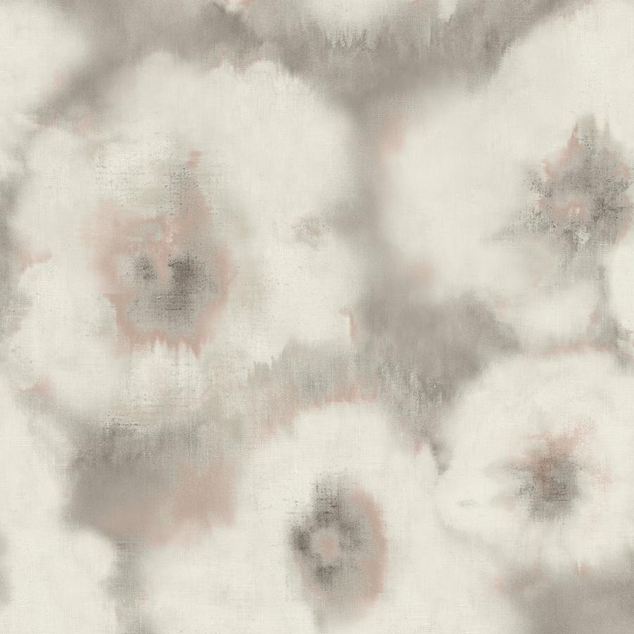 Sample - W4163-711 | Kravet Design, Brown Floral - Kravet Design Wallpaper - W4163.711.0