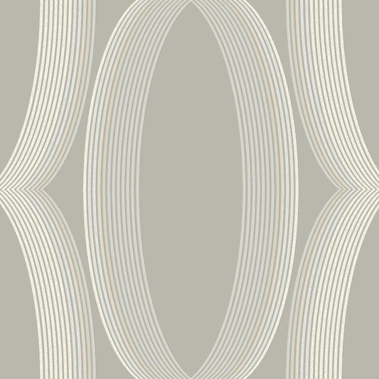 Purchase W4166-11 Kravet Design, Beige Geometric - Kravet Design Wallpaper - W4166.11.0