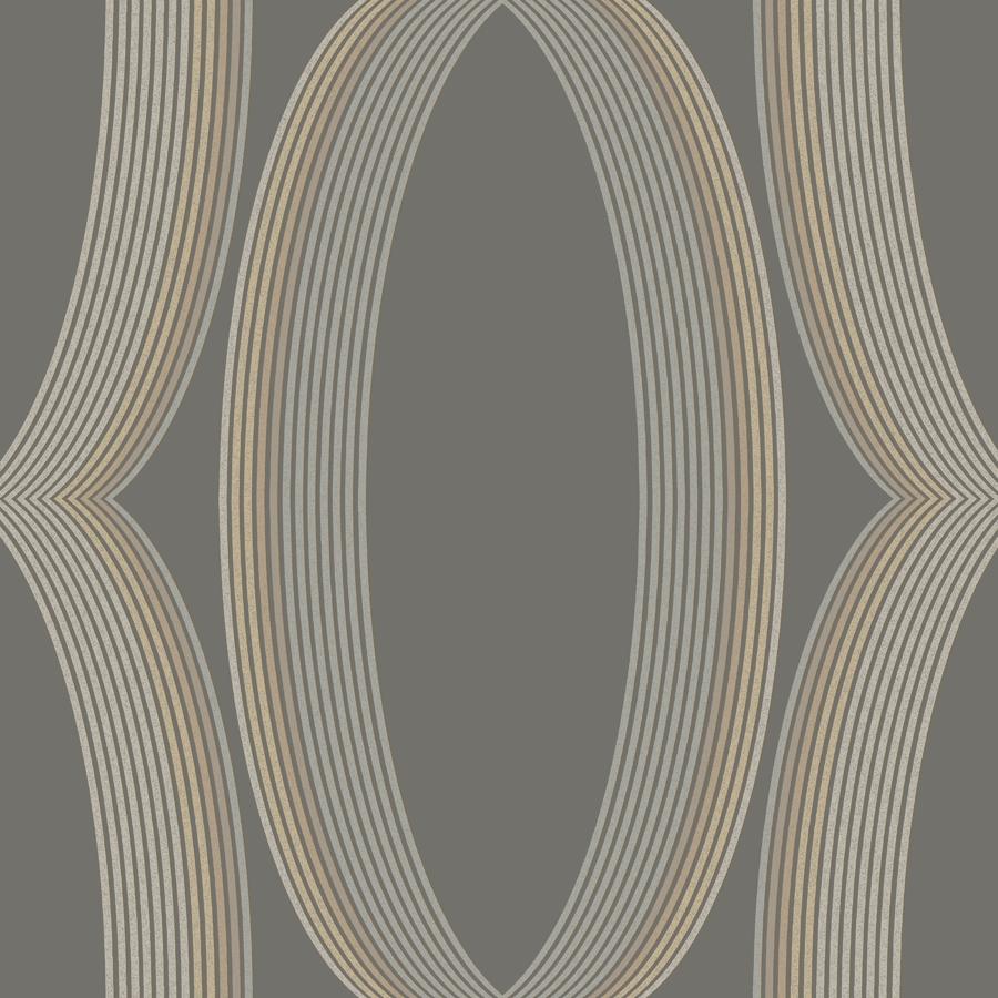 Purchase W4166-21 Kravet Design, Brown Geometric - Kravet Design Wallpaper - W4166.21.0