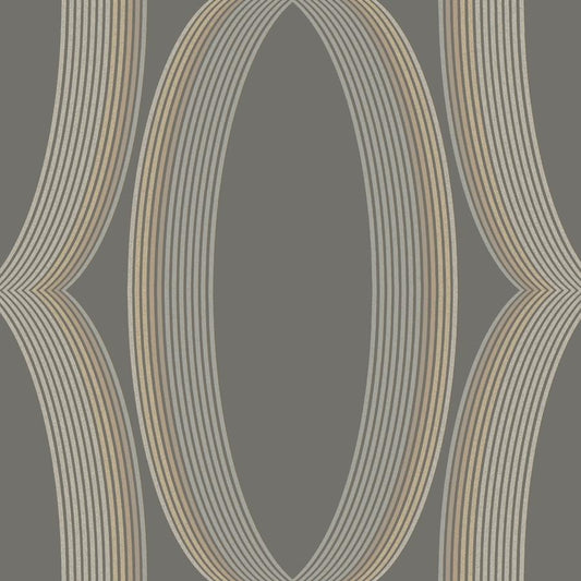 Purchase W4166-21 Kravet Design, Brown Geometric - Kravet Design Wallpaper - W4166.21.0