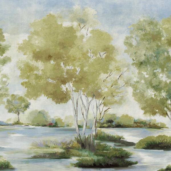 Sample - W4175-330 | Kravet Design, Green Botanical - Kravet Wallpaper - W4175.330.0